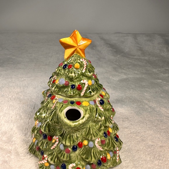 Christopher Radko Traditions Holiday Celebrations Christmas Tree Creamer Teapot - Picture 2 of 11